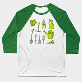 Gardening Icons Baseball T-Shirt